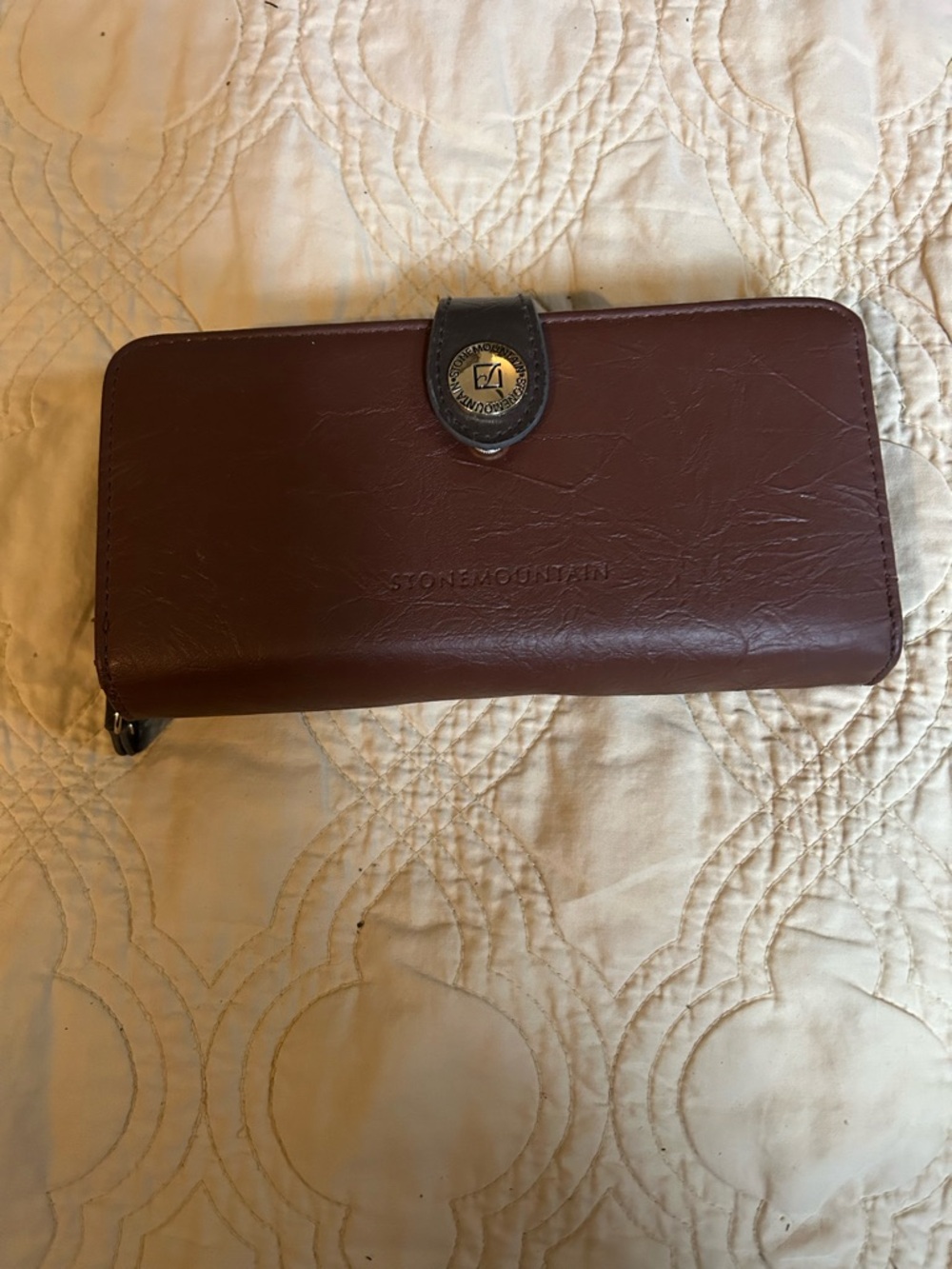 Stone Mountain Brown Zip-Around Wallet